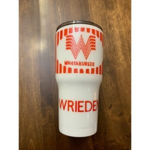 30oz Custom Made Whataburger  Tumbler